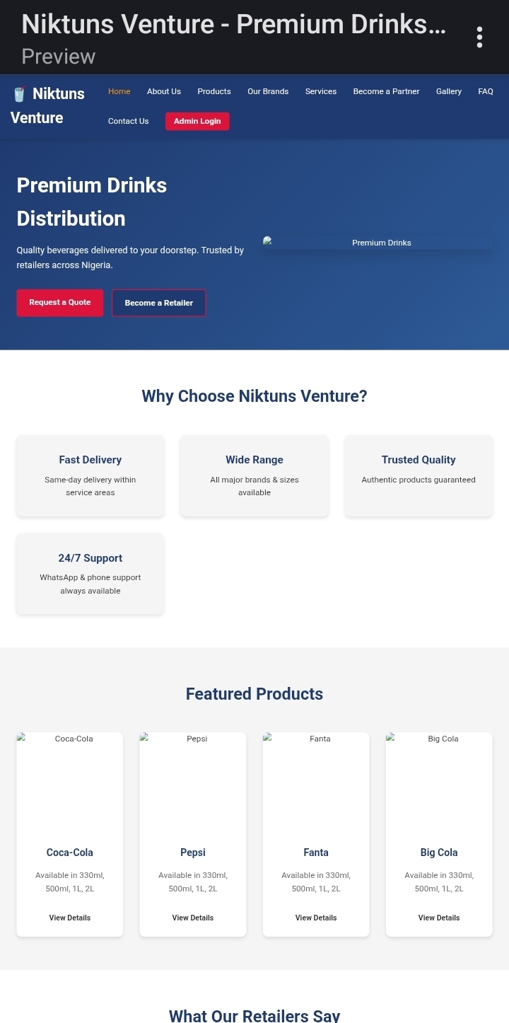 Business Website